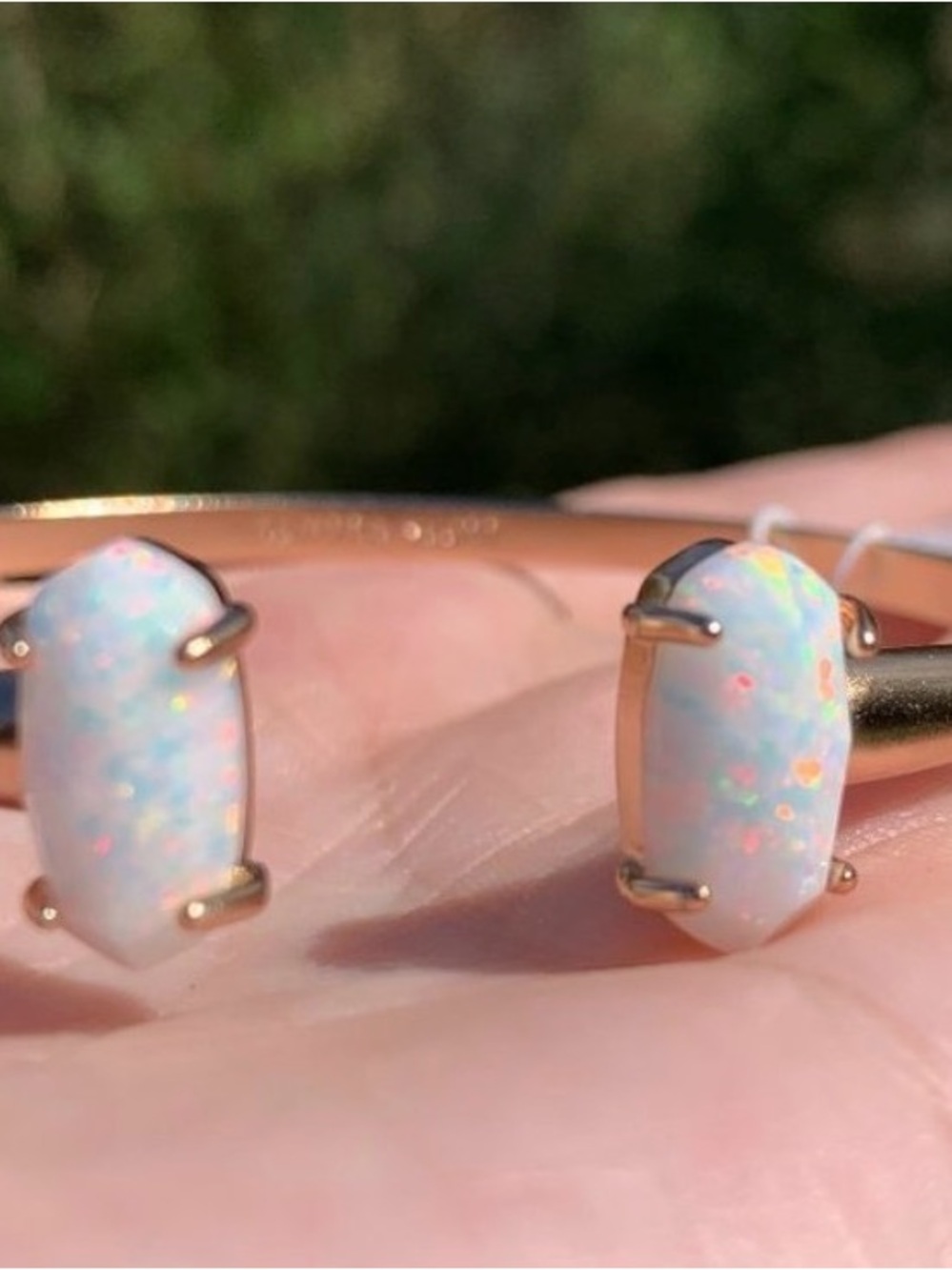 $95 Kendra Scott Opal Silver Cuff Bracelet - nwt